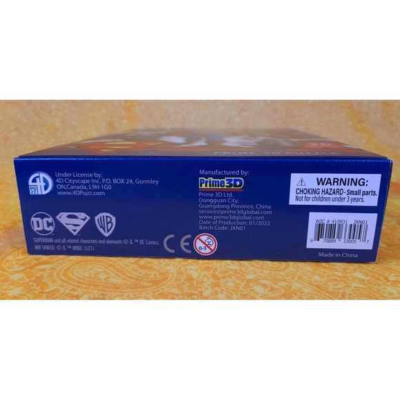 Superman DC Comics Prime 3D Puzzle Jigsaw 300 Pieces The Man Of Steel 12x18" - Picture 5 of 10